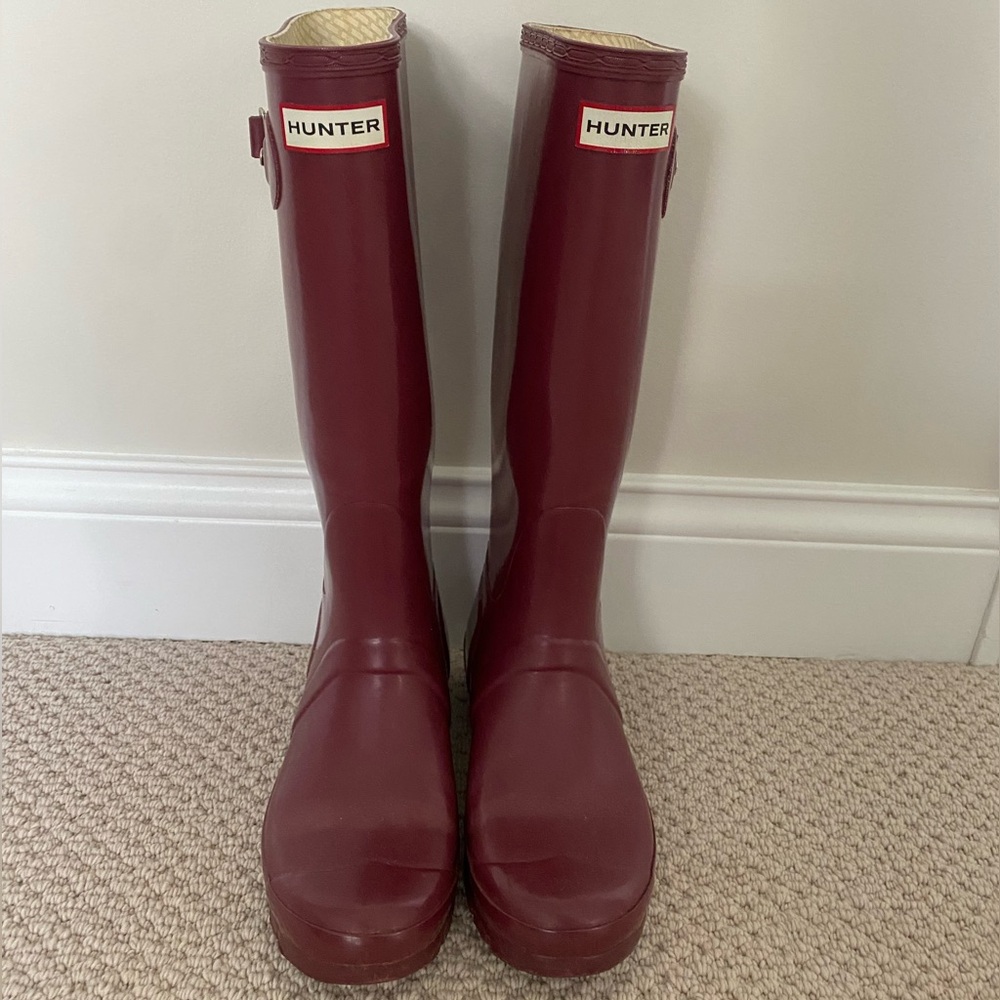 Hunter Women's Plum Purple Rain Boots